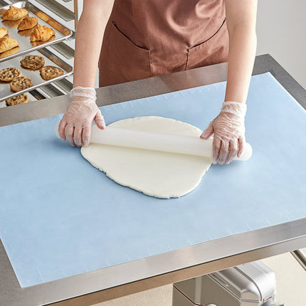 Tấm lót thao tác silicone chống dính Baker's Lane 91 x 61 cm màu xanh trong có vạch chia