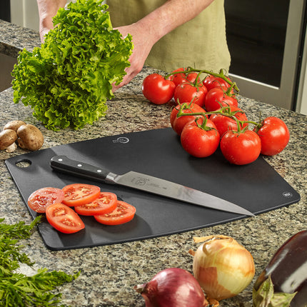 Thớt composite đen Mercer Culinary 44 x 30 x 0,6 cm M18960BK