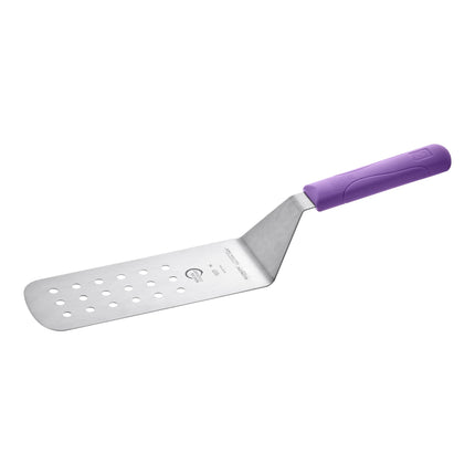 Xẻng lật đục lỗ Mercer Culinary Millennia M18710PU, tay cầm tím chống dị ứng 20 x 8 cm