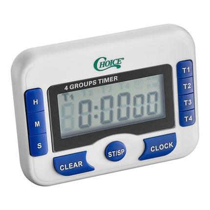 Đồng hồ hẹn giờ nhà bếp điện tử 4 kênh 99 giờ kèm đồng hồ Choice