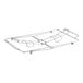 Chân kê nồi hâm gấp gọn dây thép mạ crôm Choice cho khay dùng một lần full size
