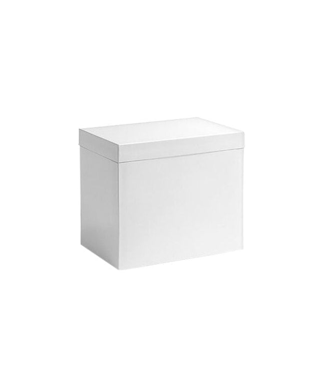 Xô đựng đá chữ nhật bằng nhựa resin room360 New York 1,9 lít màu trắng tuyết kèm nắp - Thùng 2 cái