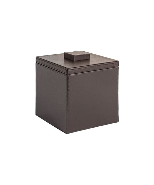 Xô đựng đá vuông room360 London 3,3 lít giả da nâu nắp nâu - Thùng 4 cái