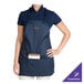 Tạp dề yếm ngắn vải poly-cotton có thể tùy chỉnh Chef Revival xanh navy, 1 túi