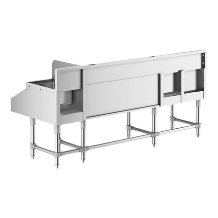 Trạm pha chế gầm quầy bar Regency Spec Line 182,9 cm inox Combination Cocktail trạm rượu trưng bày giá và Drainboard