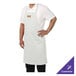 Tạp dề yếm dài vải poly-cotton có thể tùy chỉnh Chef Revival trắng