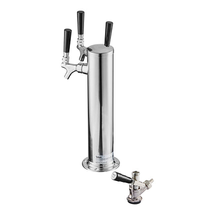 Bộ trụ bia 3 vòi và đầu nối keg hệ D Avantco 178TOWER3KIT - Cột 7,6 cm