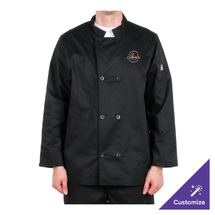 Áo bếp unisex Chef Revival Bronze J061 - Màu đen, Size M