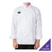 Áo đầu bếp tay dài nhẹ tùy chỉnh trắng Mercer Culinary Genesis M61010WH unisex - 2X