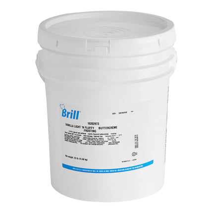 Kem bơ trang trí Brill Vanilla Light 'n Fluffy 15,9 kg