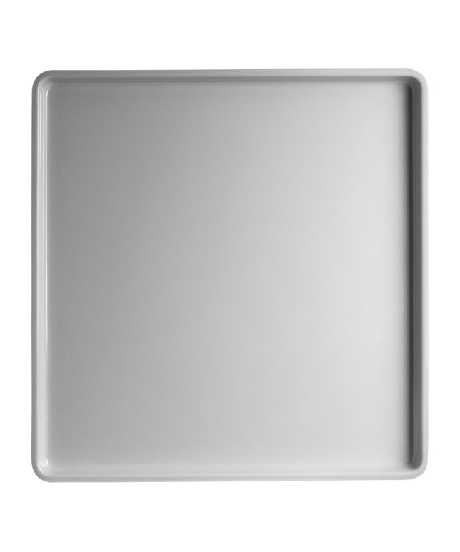 Nắp hộp bento melamine chữ nhật màu xám Creations Nu by Steelite 27 x 25 cm - Thùng 12 cái