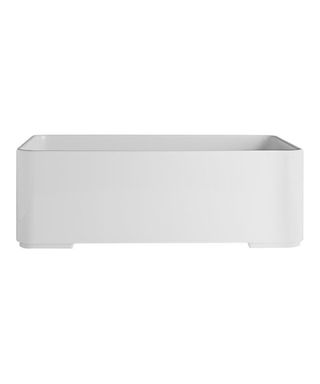 Hộp cơm bento melamine chữ nhật Creations Oasis by Steelite 27 x 18 cm màu trắng - Thùng 6 cái