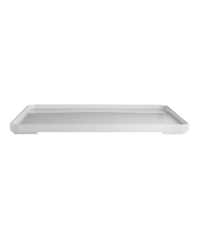 Nắp hộp bento melamine Creations Oasis by Steelite International 35,2 x 26,7 cm trắng chữ nhật - Thùng 4 cái