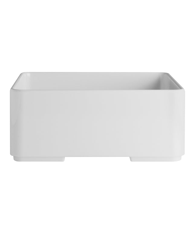 Miếng lót hộp bento melamine Creations Oasis (Steelite International) vuông trắng 16,8 cm - Thùng 4 cái