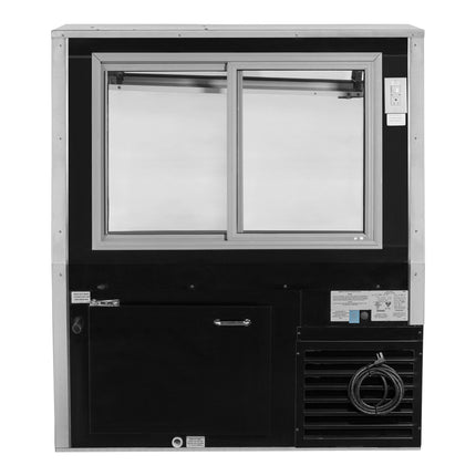 Tủ trưng bày cá và gia cầm lạnh Howard McCray SC-CFS34N-6-BE-LED 34N Series 183 cm màu đen - 115V