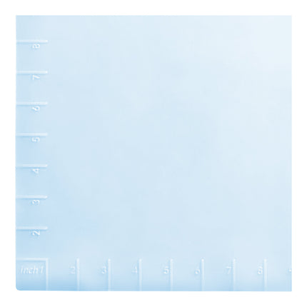 Tấm lót thao tác silicone chống dính Baker's Lane 91 x 61 cm màu xanh trong có vạch chia
