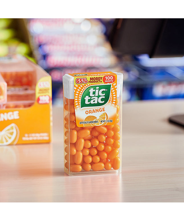 Kẹo bạc hà vị cam Tic Tac hộp 100 viên - Thùng 288 hộp