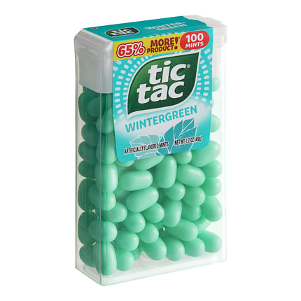 Kẹo bạc hà Tic Tac Wintergreen 100 viên - Hộp 12 vỉ