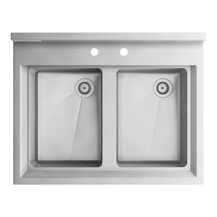 Bồn rửa quầy bar hai chậu Regency 67 x 53 cm
