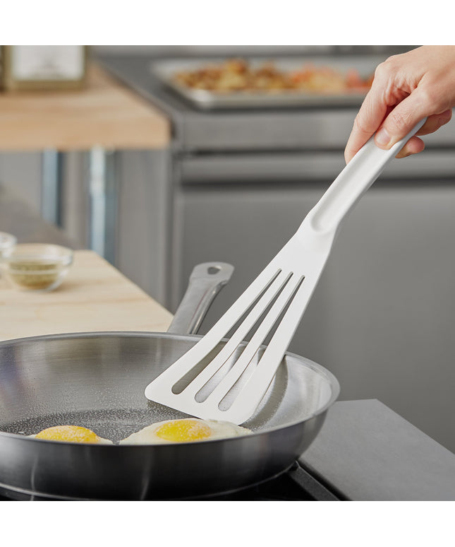 Xẻng phới / xẻng lật có rãnh chịu nhiệt cao Mercer Culinary Hell's Tools M35110WH màu trắng 30 cm