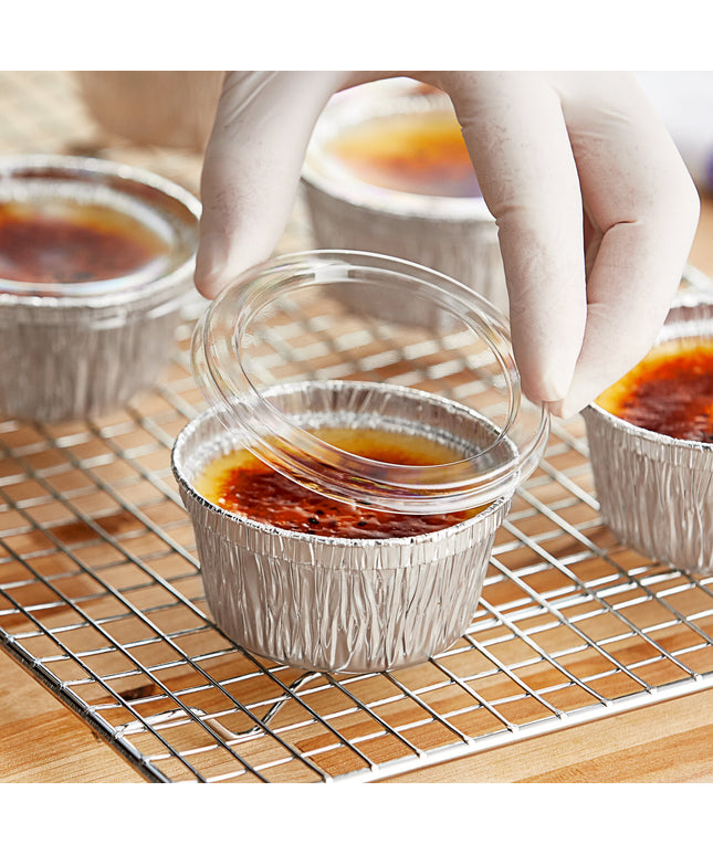 Chén nhôm tròn Baker's Lane 118 ml kèm nắp nhựa - Gói 125 cái