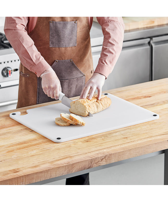 Thớt trắng có đế chống trượt, móc treo và thước Choice 61 x 46 x 1,3 cm