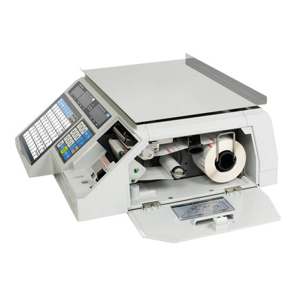 Cân điện tử tính giá CAS LP-1000N 13,6 kg có máy in tem nhãn