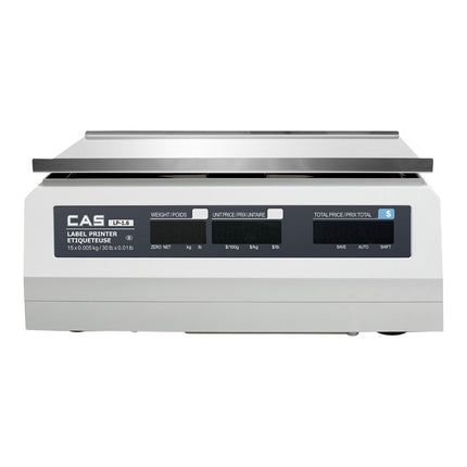 Cân điện tử tính giá CAS LP-1000N 13,6 kg có máy in tem nhãn