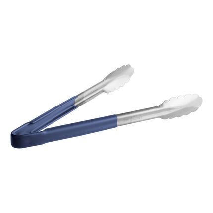 Kẹp gắp thép không gỉ đầu sò tay cầm bọc xanh Fourté 30 cm