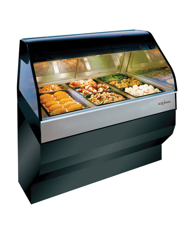 Tủ giữ nóng trưng bày màu đen Alto-Shaam ED3SYS-48 122 cm đế cố định - 240V