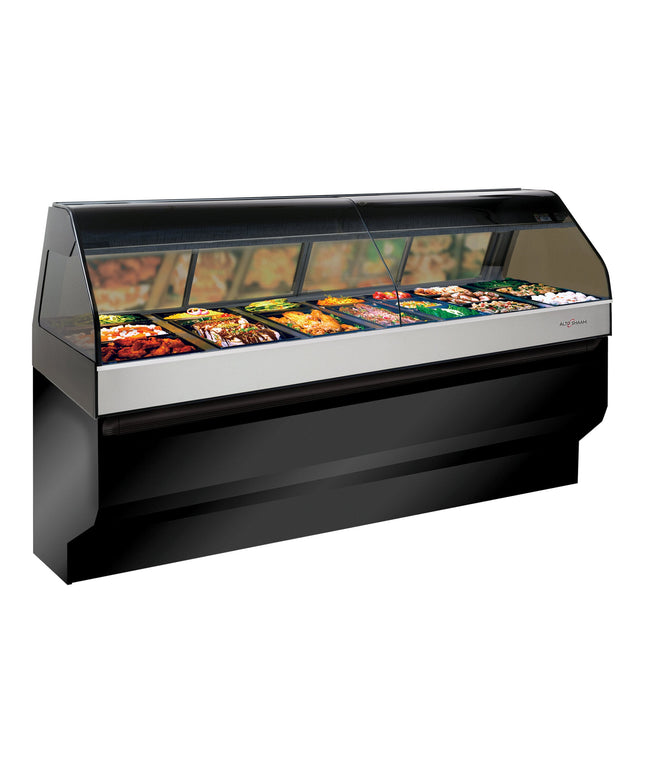 Tủ giữ nóng trưng bày Alto-Shaam ED3SYS-96 màu đen chân cố định 244 cm - 208V