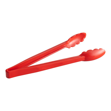 Kẹp gắp thức ăn nhựa polycarbonate Choice 30 cm đỏ, đầu vỏ sò