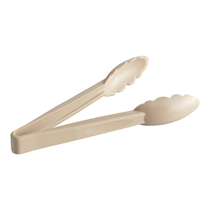 Kẹp gắp nhựa polycarbonate tay bám răng cưa Choice màu be 23 cm
