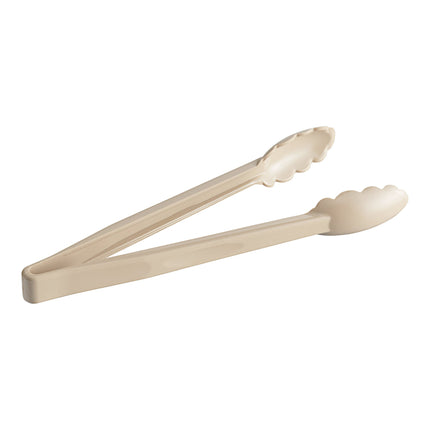 Kẹp gắp thức ăn nhựa polycarbonate đầu vỏ sò màu be Choice 30 cm