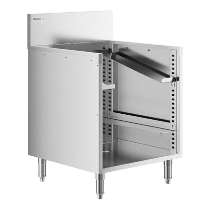 Kệ đựng khay ly Regency dòng Spec Line 61 cm x 61 cm thép không gỉ mặt hở