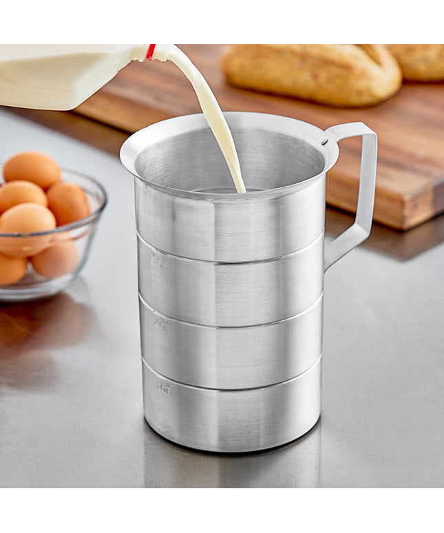 Cốc đong nhôm Choice 3,8 lít có mỏ rót