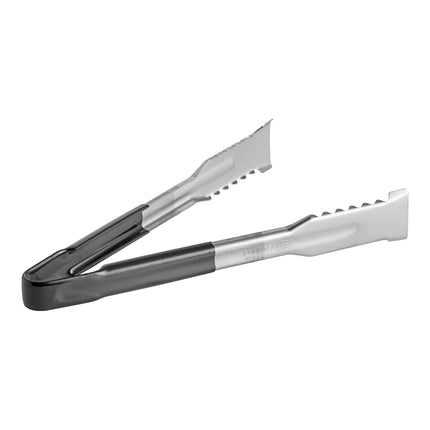 Kẹp gắp thép không gỉ tay cầm bọc đen Fourté 24 cm cho vỉ nướng
