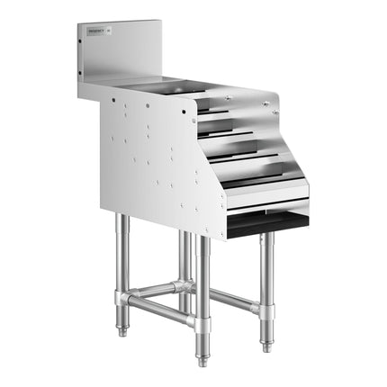 Giá trưng bày rượu năm tầng thép không gỉ Regency Spec Line 30 cm - sâu 74 cm