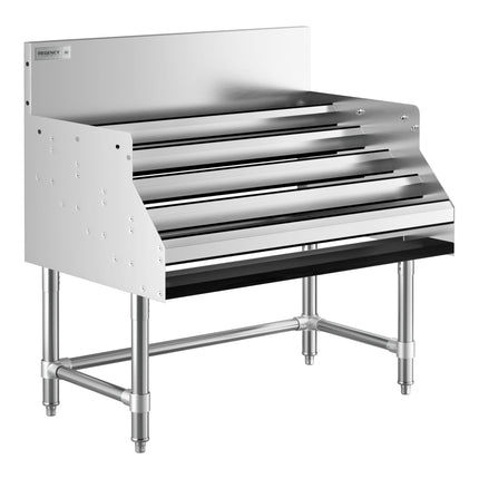 Giá trưng bày rượu 5 tầng thép không gỉ Regency Spec Line 91 cm - Sâu 61 cm