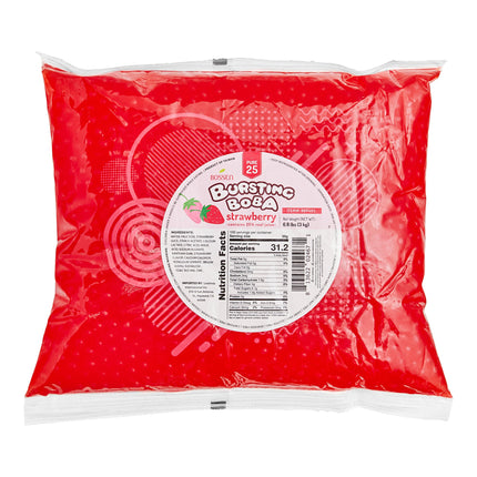 Trân châu nổ vị dâu Bossen Pure25 3 kg - Thùng 5 túi