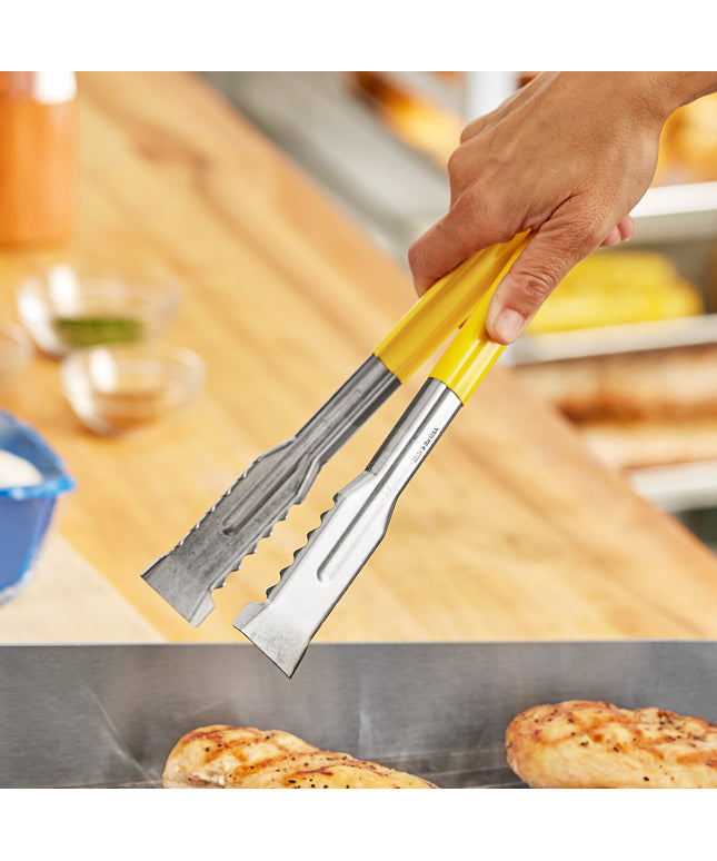Kẹp gắp nướng inox Fourté 24 cm tay cầm phủ vàng kiểu grill grip