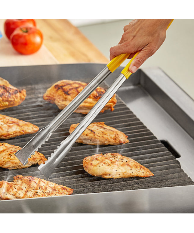 Kẹp gắp nướng inox Fourté tay cầm phủ vàng 41 cm