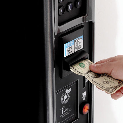 Máy bán đồ ăn vặt tự động Selectivend 26 lựa chọn có cơ chế xu và máy nhận tiền giấy