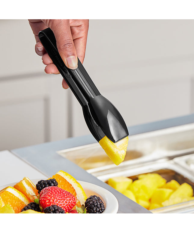 Kẹp gắp salad polycarbonate đen Choice 15,2 cm