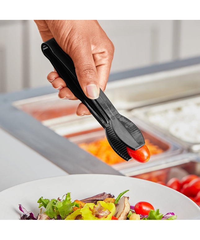 Kẹp gắp phẳng polycarbonate đen Choice 15 cm