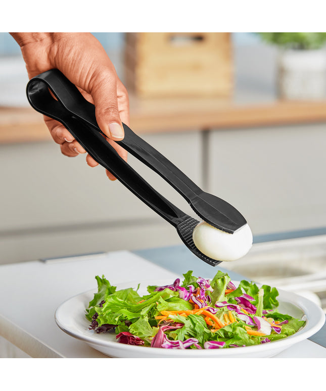 Kẹp gắp phẳng nhựa polycarbonate Choice đen 22,9 cm