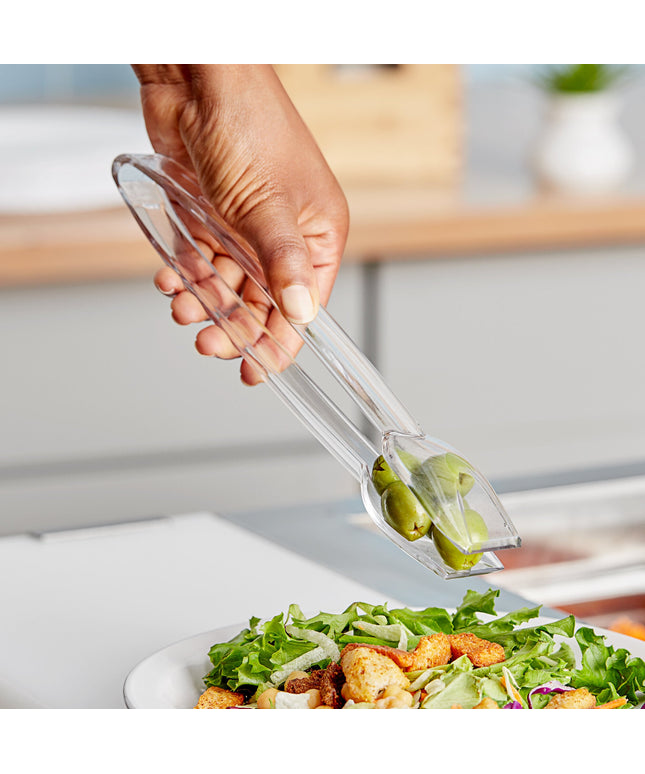 Kẹp gắp salad nhựa polycarbonate trong suốt Choice 23 cm