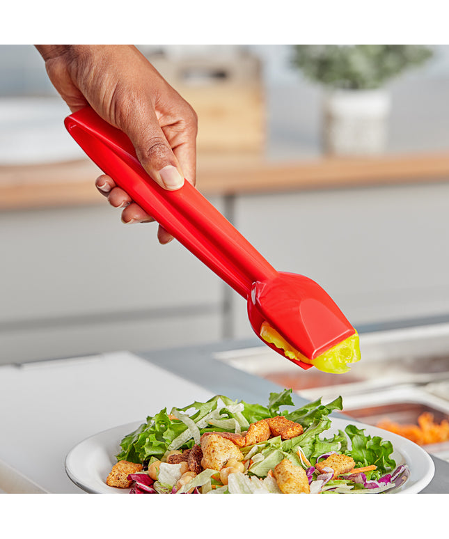 Kẹp gắp salad nhựa polycarbonate Choice 23 cm màu đỏ
