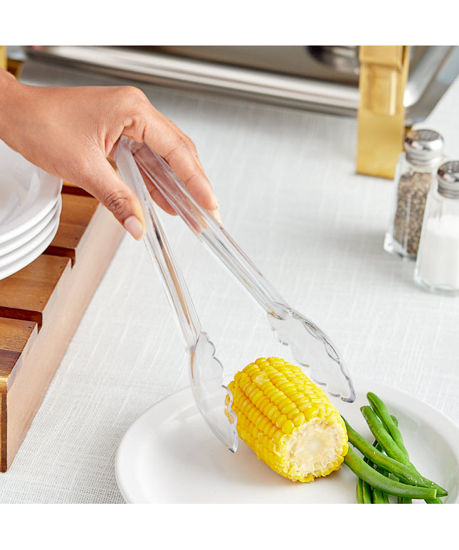Kẹp gắp nhựa polycarbonate Choice trong 23 cm đầu vỏ sò