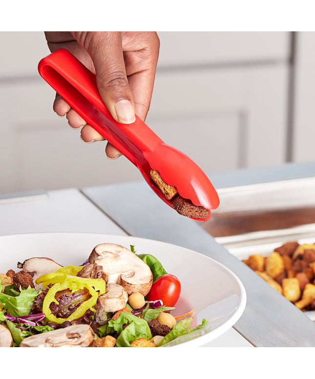 Kẹp gắp vân sò polycarbonate đỏ Choice 15 cm
